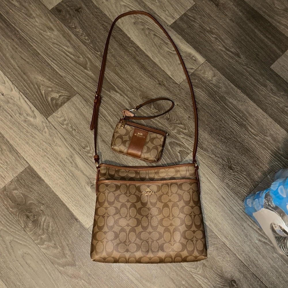 Coach bag & wristlet